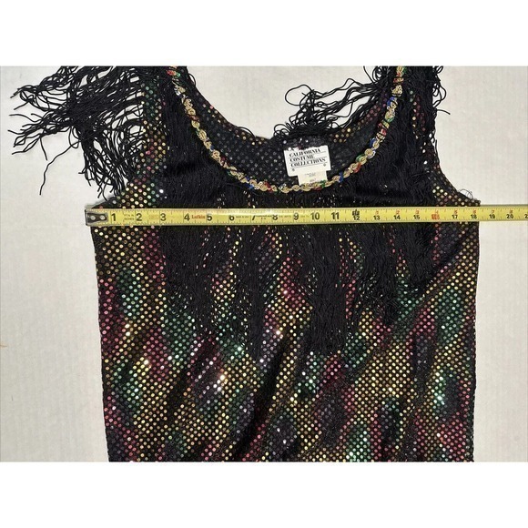 California Costume Collections Women’s Flapper multi Sequin Dress Size Medium - Picture 11 of 16